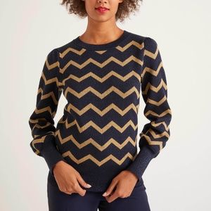 Boden Antonia Zig Zag Sweater 